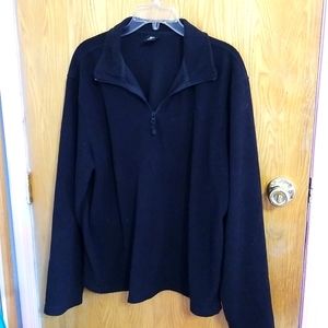 Black pullover sweatshirt